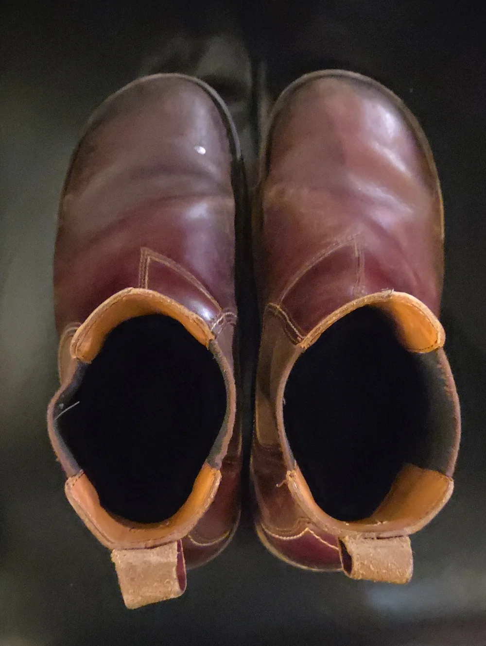 Men's Birmingham Slip On Men In Oiled Leather - Slip On Chelsea Boot